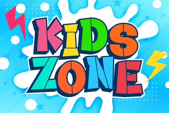 Cartoon Stencil Font - Preview 2