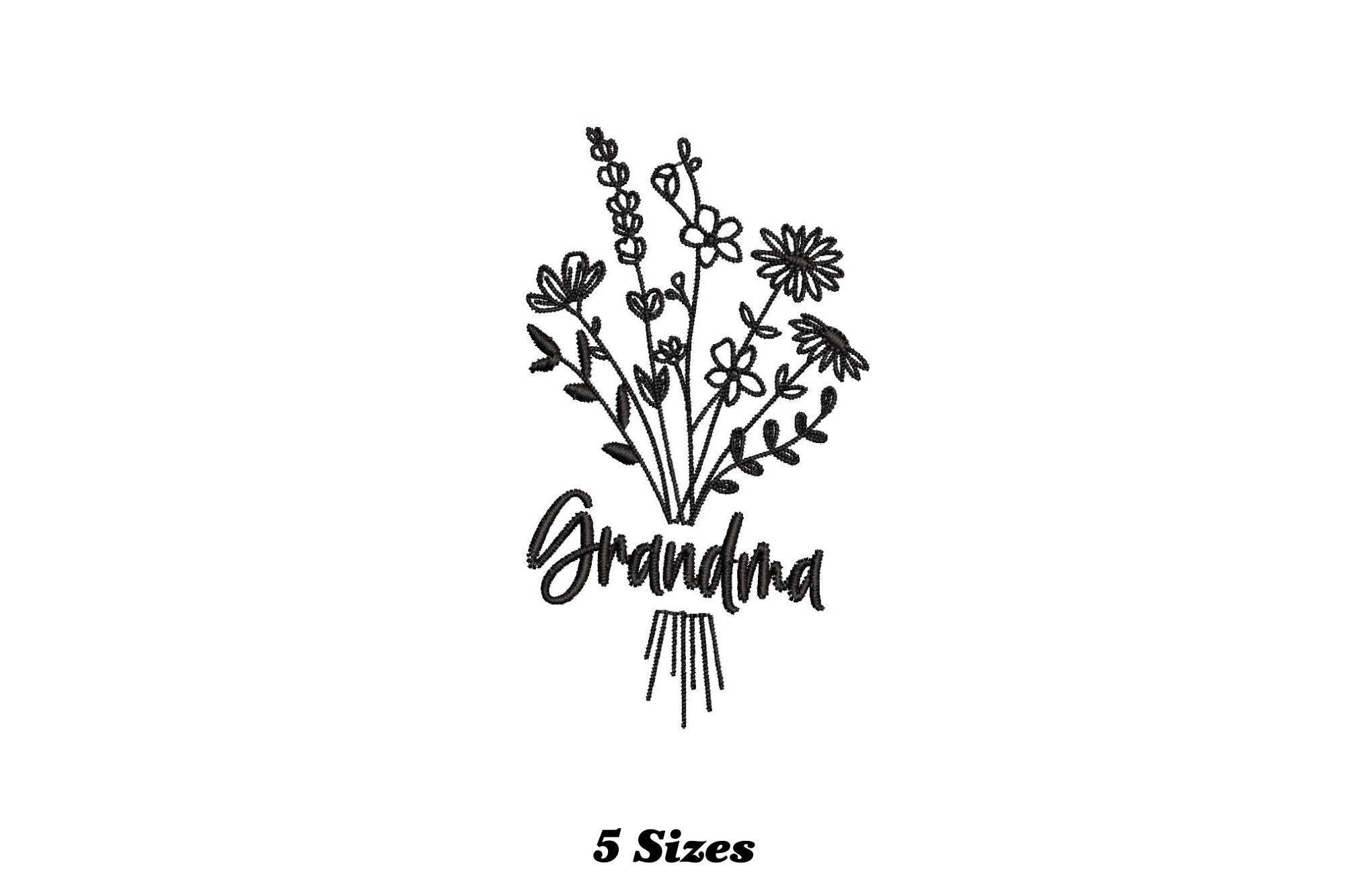 Charming Floral Grandma