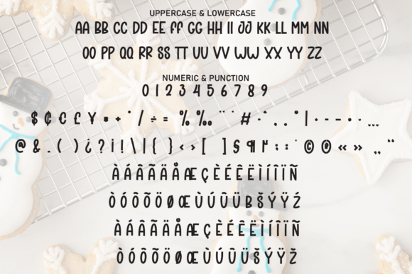 Cookies Snowman Font - Preview 6