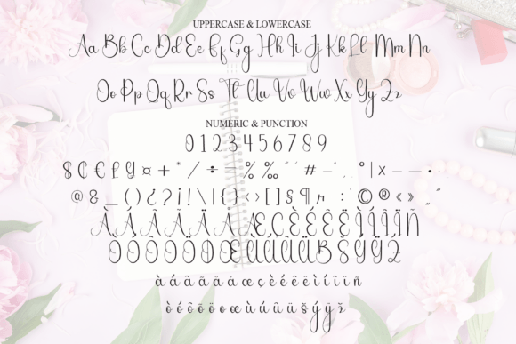 Diary Beauty Font PNG with transparent background - Preview 6