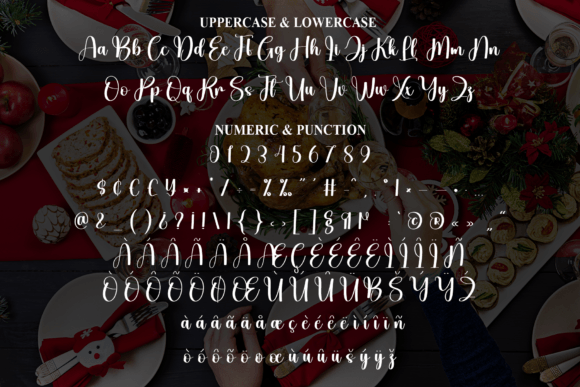 Dinner Christmas Font - Preview 6