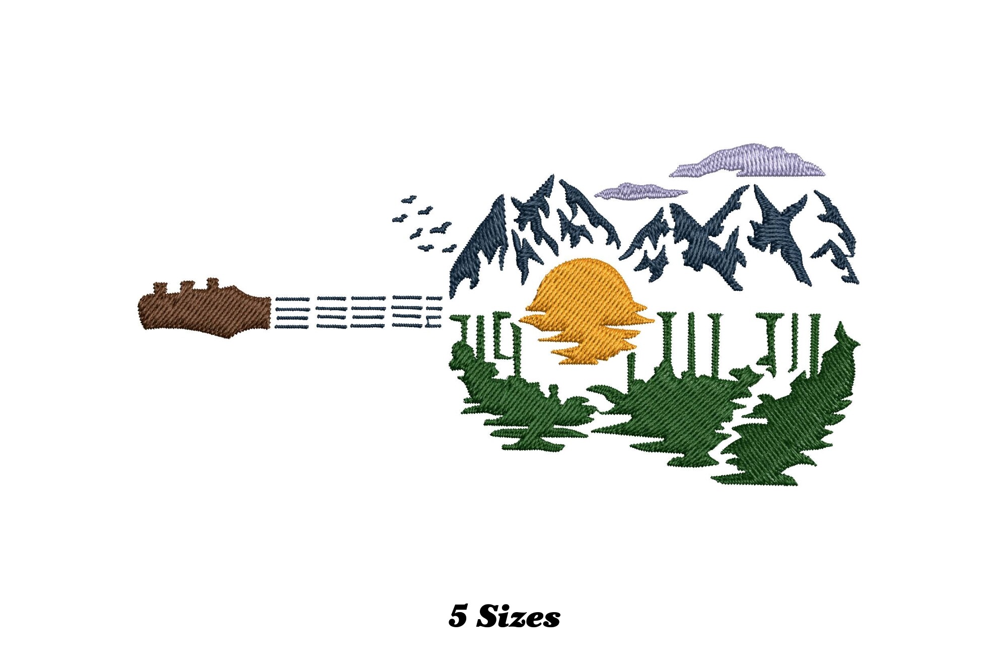 Guitar Sunset