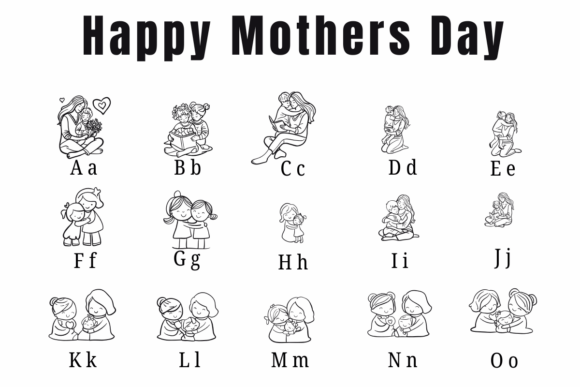 Happy Mothers Day Font - Preview 1