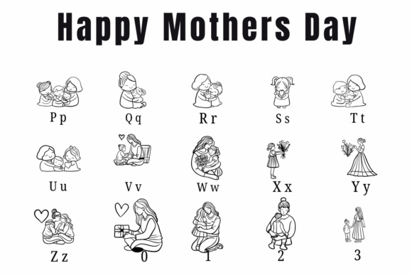 Happy Mothers Day Font - Preview 2
