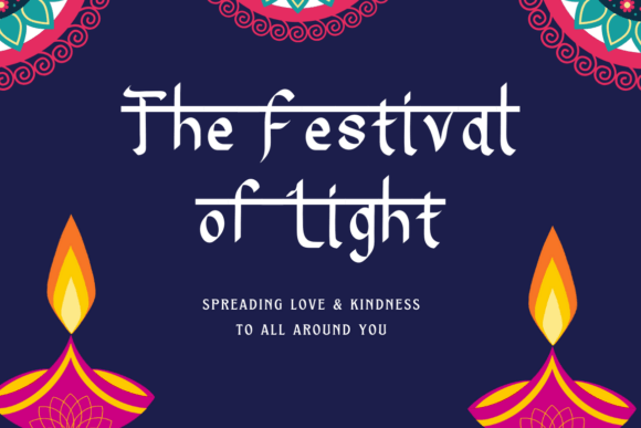 Night Hindi Font PNG with transparent background - Preview 3