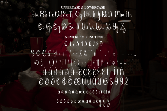 Nightsanta Font PNG with transparent background - Preview 6