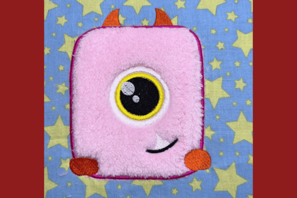 Pink Monster Applique