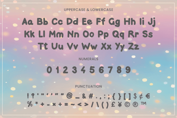 Playful Girl Font PNG with transparent background - Preview 1