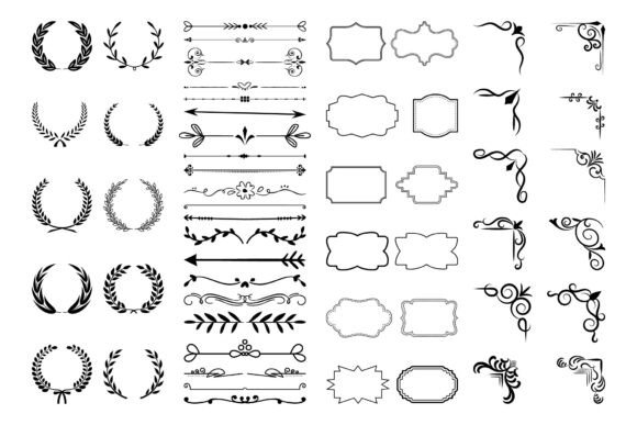 Vintage Calligraphic Elements.