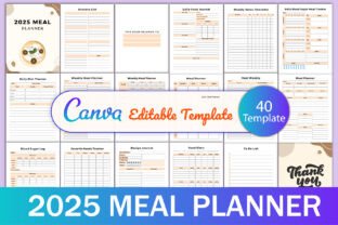 2025 Meal Planner Graphic by KDPMart · Creative Fabrica