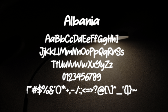 Albania Font - Preview 1