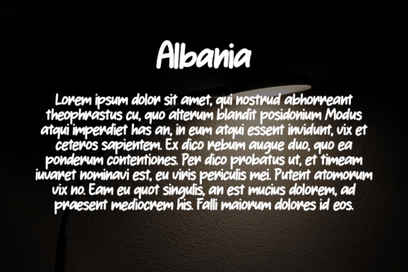 Albania Font - Preview 2