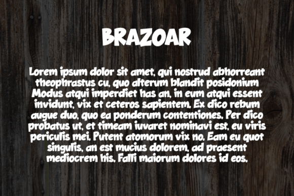 Brazoar Font - Preview 2