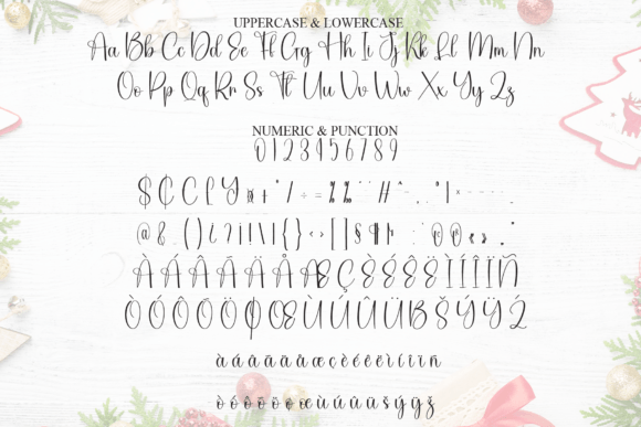 Calligraph Christmas Font - Preview 6