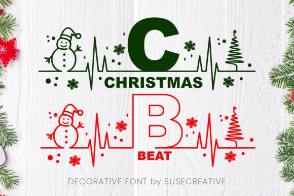 Christmas Beat Font - Preview 1