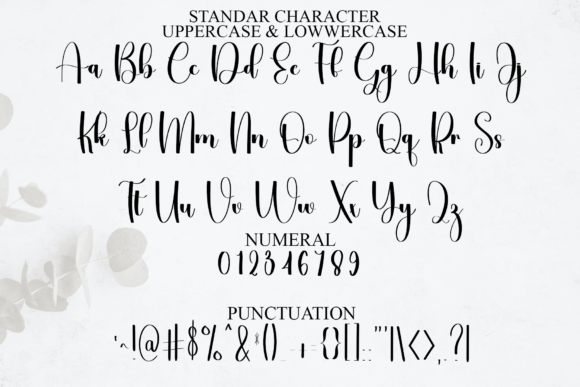 Magical Ending Font PNG with transparent background - Preview 2
