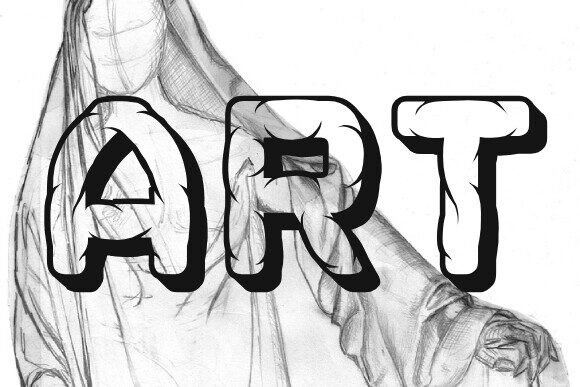 Sculpting Font PNG with transparent background - Preview 2