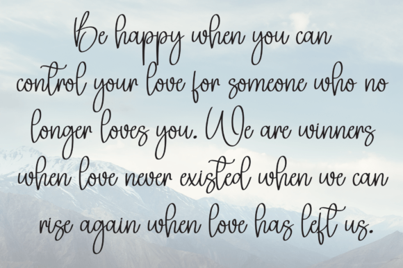 Angel Calligraph Font - Preview 5