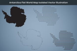 Antarctica Continent Hand Drawn Map Graphic by Ray Studio · Creative ...
