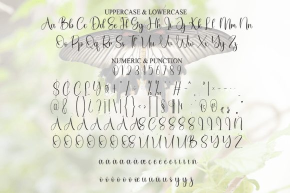 Butterfly Font - Preview 6