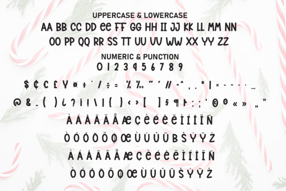 Candy Cane Font - Preview 6