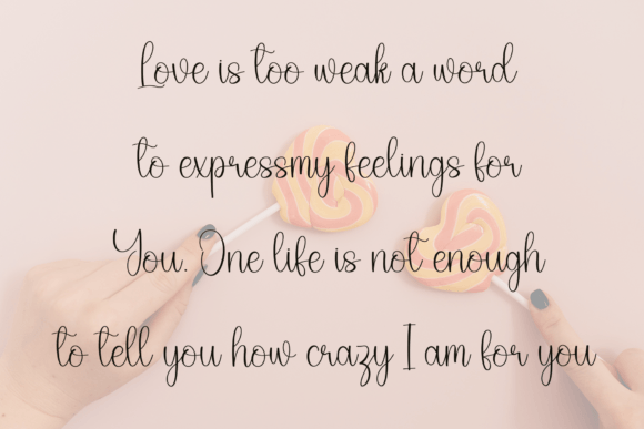 Candy Valentine Font - Preview 4