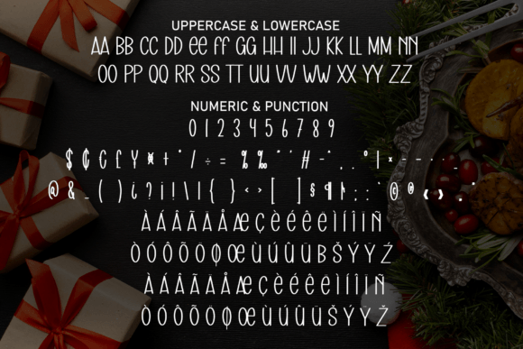 Christmas Dinner Font - Preview 6