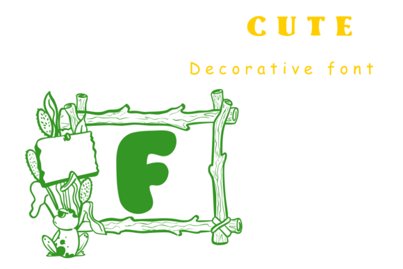 Cute Frog Font - Preview 1