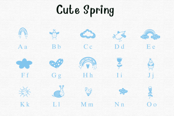 Cute Spring Font - Preview 1