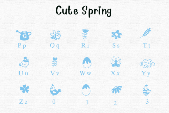 Cute Spring Font - Preview 2