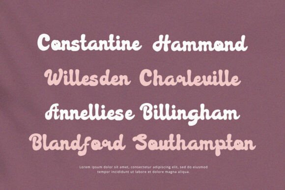 Ebullient Font - Preview 2