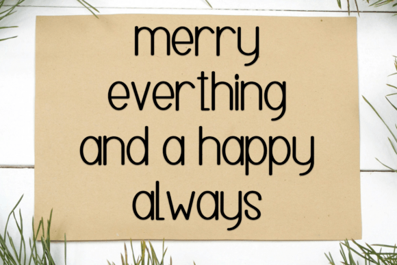 Hello January Font - Preview 5