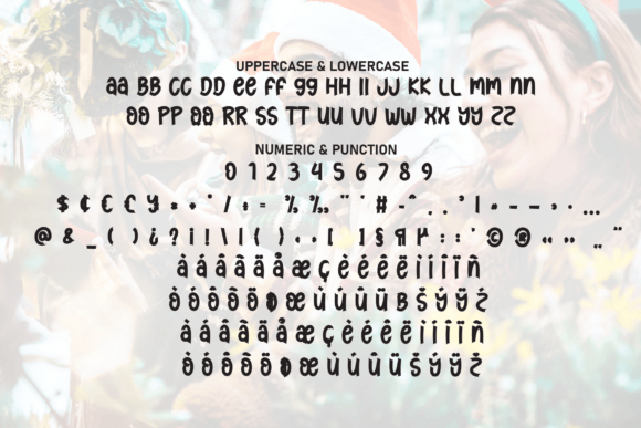 Santa Bestival Font PNG with transparent background - Preview 6