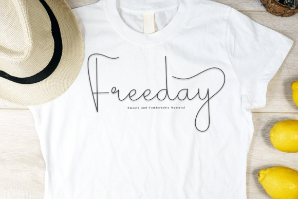 Sleetday Vacation Font PNG with transparent background - Preview 1