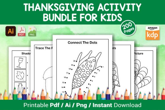 Thanksgiving Activity Bundle for Kids