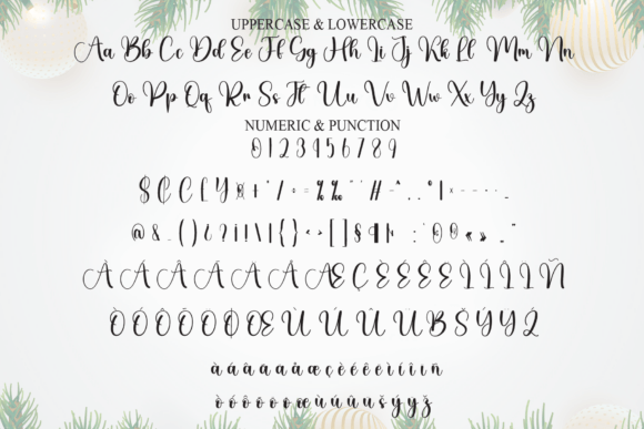 Amelia Christmas Font - Preview 6