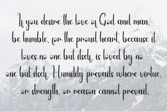 Angela Winter Font - Preview 5