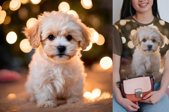 animal dog maltipoo t-shirt print svg sublimation design