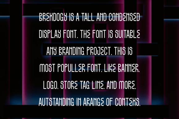 Brexdogy Font - Preview 3
