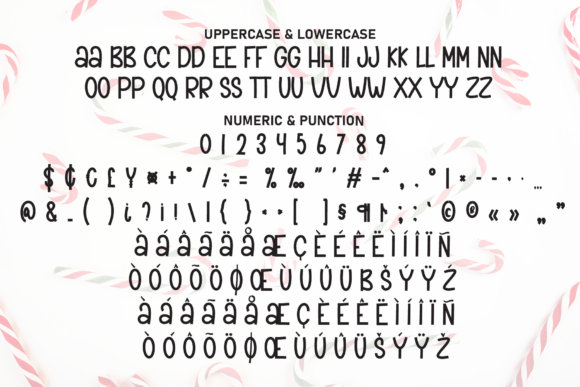 Candy Cane Font - Preview 6