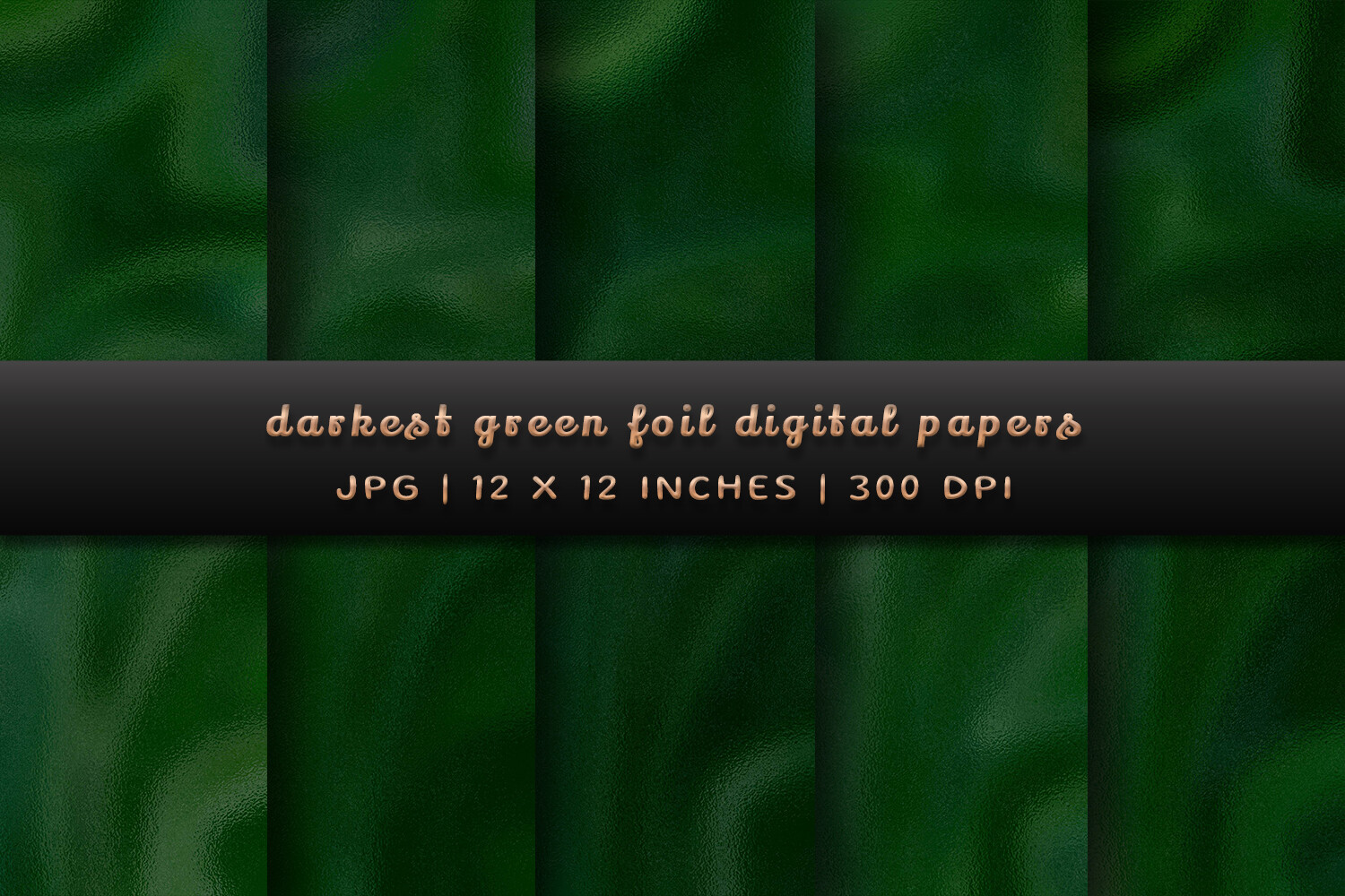 Darkest Green Foil Digital Papers Graphic by Pugazh Logan · Creative ...