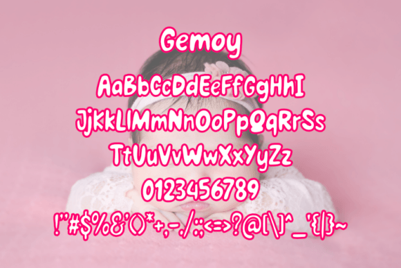 Gemoy Font - Preview 1