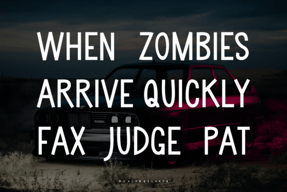 Grecked Font PNG with transparent background - Preview 3