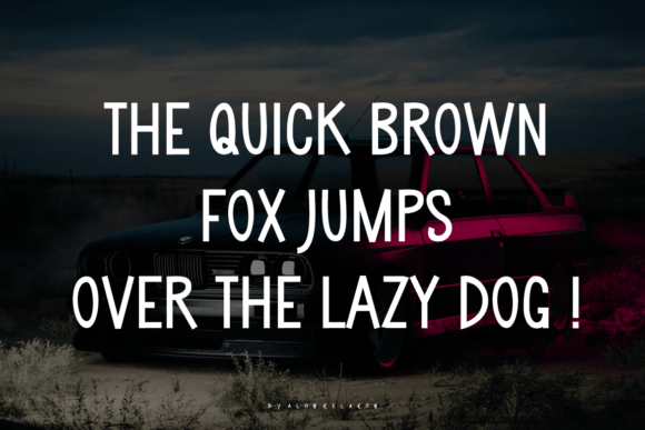 Grecked Font PNG with transparent background - Preview 4