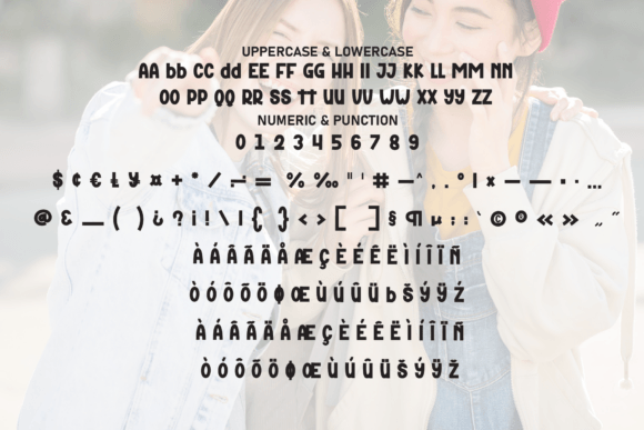 Happy Bestie Font font preview - 6