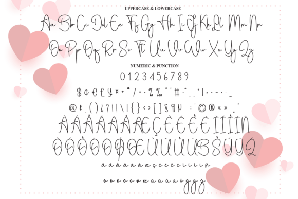 Hearts Font - Preview 6