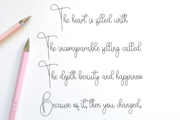 Hollyland Font PNG with transparent background - Preview 6