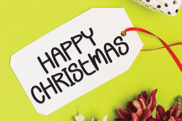 Santa Wondrous Font PNG with transparent background - Preview 4