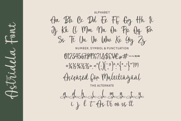 Astridela Font - Preview 1
