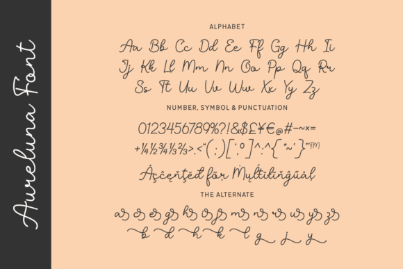 Aureluna Font - Preview 2